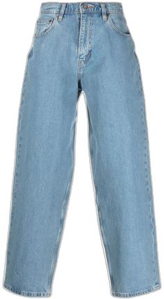 Super Baggy Jeans, Baggy Jeans, Stretch Cotton, Levi's, Fashion Branding, How To Wear, Blue