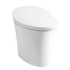 a white toilet bowl on a white background