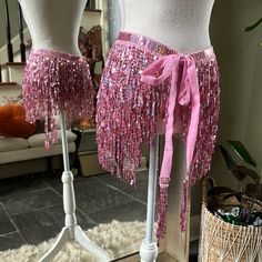 Never Used! Perfect Condition Spring Party Fitted Sashes, Fitted Sashes For Spring Party, Pink Sequin, Pink Ladies, Sequin, Women Accessories, Pink, Women Shopping, Color