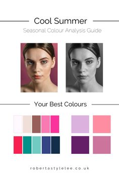 Summer Colour Analysis, Summer Lipstick Colors, Summer Celebrities, Summer Skin Tone, Color Analysis Summer, Cool True Summer, Cool Brown Hair, Cool Summer Palette, Soft Summer Colors