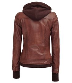 Removable Hooded Dark Brown Leather Jacket For Women
Embrace timeless elegance with our Women's Hooded Dark Brown Leather Jacket. Crafted to perfection, this jacket offers a chic look that effortlessly complements any outfit. The hooded design adds a touch of versatility, making it suitable for diverse occasions. Whether you're out on the town, cruising on your motorcycle, or adding flair to your daily routine, this jacket keeps you in vogue. Elevate your fashion game with the Women's Hooded Dark Brown Leather Jacket. Brown Leather Jacket With Double-lined Hood For Fall, Hooded Leather Jacket For Outdoor Fall, Winter Leather Jacket With Double-lined Hood, Hooded Leather Jacket For Cold Fall Weather, Fall Outdoor Leather Jacket With Double-lined Hood, Hooded Leather Jacket With Double-lined Hood For Cold Weather, Fall Hooded Leather Jacket With Padded Collar, Fitted Leather Jacket With Detachable Hood For Fall, Brown Outerwear With Detachable Hood For Fall