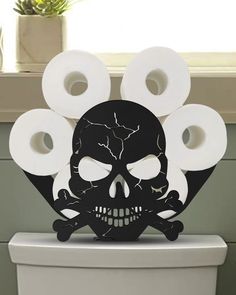 Room Ideas Goth, Black Toilet Paper Holder, Black Toilet Paper, Toilet Room Decor, Toilet Paper Holder Stand, Paper Organizer, Metal Bathroom