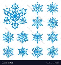 blue snowflakes on white background royalty photo - image 399784