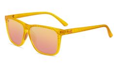 Sunglasses wtih yellow topographic frames and polarized peach lenses, flyover Casual Shield Sunglasses For Summer Outdoor Activities, Summer Wayfarer Sunglasses For Outdoor Activities, Summer Polarized Sunglasses For Outdoor Activities, Summer Sunglasses With Gradient Lenses For Outdoor Activities, Trendy Gradient Sunglasses For Outdoor Activities, Trendy Sunglasses With Gradient Lenses For Outdoor Activities, Trendy Sunglasses With Gradient Lenses For Outdoor, Orange Mirrored Shield Sunglasses, Casual Orange Shield Sunglasses With Mirrored Lenses