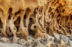 some very pretty rock formations on the beach