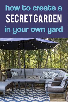 Secret Garden Ideas: How To Create A Magical Backyard Hidden Garden Secret Garden Design, Secret Garden Door, Shade Garden Design