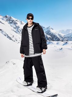 Built for skiers and snowboarders, the men’s RenChill 3L shell ski jacket features a versatile 2-in-1 design with a detachable vest that can be worn separately or layered together. The minimalist color adds a sleek, modern touch to your outdoor style. Features: Seams: Critically Taped Seams Membrane: 20000mm/H₂O Waterproofing , 11300g/m²/24h Breathability Fabric: 100% Polyester, Water-Repellent Fabric Teflon™ Coating, DWR Treated, 3-Layer Fleece Composite Fabric, Rudolf Coating Zippers: SBS Water Resistant Zippers Hood: Adjustable Hood Fits over your Ski Helmet with an Elastic Cord Buckle Printed ‘RenChill’ Brand Logo on the Chest Pockets: 2 Front Zippered Pockets, 1 Zippered Pass Pocket Cuffs: Adjustable Cuffs with Velcro, Windproof Cuffs with Thumb Holes Hem: Adjustable Hem with Elastic Ski Helmet, Ski Jacket Mens, Water Repellent Fabric, Ski Jacket, Outdoor Style, Snowboarding, Water Repellent, Brand Logo, Mens Jackets