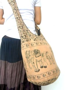 Shoulder Bag Cross Body Bag Handmade Bag Elephant Bag Hobo Crossbody Bag Hippie Boho bohemian bag Pu Bohemian Beige Crossbody Beach Bag, Beige Bohemian Bag With Adjustable Strap, Bohemian Beige Crossbody Shoulder Bag, Beige Bohemian Crossbody Shoulder Bag, Beige Crossbody Bag For Festival, Beige Bohemian Rectangular Hobo Bag, Casual Beige Bag For Festival, Bohemian Brown Beach Bag For Gift, Beige Bohemian Crossbody Hobo Bag