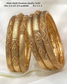 Gold Kangan Design Latest, Gold Bangles Set Of 6, Gold Kangan Design, Kangan Design, Temple Bangles, Gold Bangles Set, Gold Kangan, Dubai Gold Jewelry