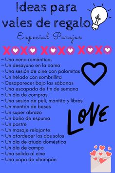 a poster with the words love written in spanish