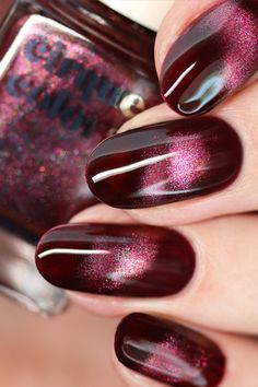 Kinetic – Cirque Colors Cranberry Nails, Interesting Nails, Mirror Nail Polish, Jelly Nail Polish, 3d Nail Art Designs, Magnetic Nail Polish, Jelly Nail, Cirque Colors, Nails Board