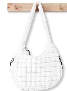 PRICES MAY VARY. 【Large Puffer Tote Bag】Measuring 19*15*8.5in, this puffer tote bag is spacious enough to hold all your daily essentials without looking bulky. and the quilted crossbody bags for women are roomy enough to fit your IP*ad, cellphone, laptop, books, makeup, sunglasses, umbrella, and more. With this puff bag‘s trendy puffer bubble design and unique high-capacity style, you're sure to turn heads and receive compliments when you carry this adorable quilted tote bag 【Multiple Zippered P Affordable Quilted Shoulder Bag, Affordable Quilted Square Shoulder Bag, White Quilted Shoulder Bag, White Quilted Tote Shoulder Bag, Pink Puffer Tote Bag, Puff Bag, Puffer Tote Bag, Bubble Design, Quilted Tote Bags