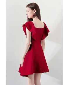 Shop Fashion Red Square Neck Aline Party Dress online. All instock with free shipping. Pro since 2009. Square Neck Dresses For Prom Season, Red Prom Dress With Straight Neckline, Red A-line Mini Dress For Banquet, Fit And Flare Square Neck Party Dress, Red Knee-length Mini Dress For Prom Season, Chic Square Neck Mini Dress For Banquet, Red Square Neck Party Dress, Cocktail Dresses For Party Season With Square Neck, Elegant Red Mini Dress With Square Neck