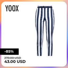 plain weave, brand logo, high waisted, stripes, regular fit, tapered leg, 1 button, zipper closure, multipockets, stretch , Color: Dark blue , Size: 4 Summer Bottoms With Vertical Stripes And Tapered Leg, Summer Tapered Leg Pants With Vertical Stripes, Fitted Pants With Contrast Stripes For Spring, Women Pants Casual, Striped Pants, Tapered Legs, Brand Logo, Casual Pants, Casual Women