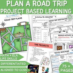 the road trip project based learning for kids to learn how to plan and use it