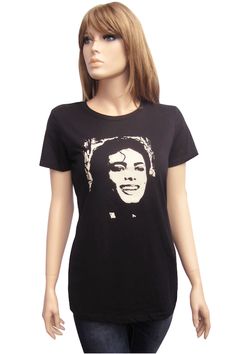 Michael Jackson - Women's T-shirt Michael Jackson, Graphic Art, Screen Printing, Screen, T Shirts For Women, Fabric, Women's Top, T Shirt, Design