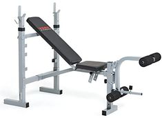 a bench and weight machine on a white background