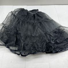 Women’s Black Tulle Petticoat Half Slip Tutu Under Skirt Size Small Condition Is New Without Tags See Pics Ls204/24 M20 Lh15 Tulle Petticoat, Under Skirt, Half Slip, Black Tulle, Formal Wedding, Petticoat, Bridal Accessories, Formal Occasion, Belts