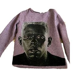 Brand New Worn Once!! Really Love This Piece Just Too Big #Igorsweater #Tapestrysweater #Sweater #Tylerthecreator Pink Uzi Sweater, Purple Bape Sweater, Tyler The Creator Sweater, Weaved Tapestry, Igor Tyler The Creator, Tapestry Sweater, Tyler The Creator Merch, Tyler The Creator, Lookbook Outfits