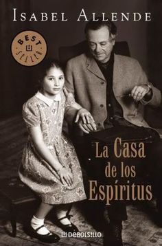 the cover of la casa de los espirits, with an image of a