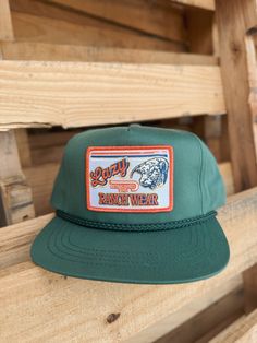 Lazy J Ranch Wear Retro Rope Patch Cap. Green front, green mesh back. 4 inch crown. Rope. Adjustable. Men Workwear, Twisted X Boots, Ranch Wear, Hey Dudes, Button Outfit, Wear Green, Hats For Sale, Shoes Booties, Waterproof Boots