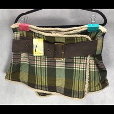 Nwt Free People Olive Wool Blend Plaid Skirt Women's 12 Reversible Floral W Belt Misssixty Mini Skirt, Plaid Shoes, Sublimation Ideas Projects Inspiration, Cute Nike Shoes, 2000s Fashion Outfits, Free People Skirt, Cute Nikes, Plaid Skirt, 2000s Fashion