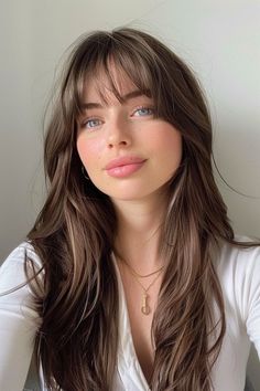 Brown Hair Inspo, Hair Inspiration Long, Haircuts For Long Hair, Brunette Hair