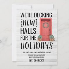 we're decking new nails for the holidays card