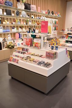 the interior of a store with many items on display