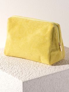 Shiraleah Sol Terry Zip Pouch, Yellow Green Zipper Pouch For On-the-go, Yellow Zipper Pouch Cosmetic Bag For Everyday Use, Green Zipper Pouch Cosmetic Bag For On-the-go, Trendy Yellow Rectangular Pouch, Green Zipper Cosmetic Bag For On-the-go, Green Zipper Closure Pouch For On-the-go, Yellow Everyday Pouch Cosmetic Bag, Rectangular Yellow Pouch For Everyday Use, Trendy Green Pouch Pencil Case