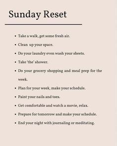 Clean Girl Tips, Girl Maintenance, Becoming A Better Me, Happy Homemaking, Women Self Care, Sunday Feels, Healing Inspiration, Life Notes, Sunday Routine