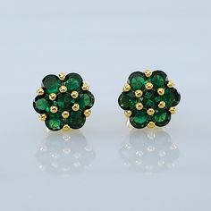 Brand New Women's Emerald Gemstone Stud Earrings 14k Gold Plated Sterling Silver 2ct Natural Green Emerald Gemstone Earrings Measurements .45" Tall X .35" Retail Price $350 Buy With Confidence From A Trusted Seller W/ A 99%+ Feedback Rating! *Also Available In Sapphire (Shown On The Model) Sold Separately A0284 (Id-337-) Gemstone Stud Earrings, Gemstone Studs, Emerald Gemstone, Green Emerald, Gold Plated Sterling Silver, Gemstone Earrings, Silver Jewelry, Emerald, Sapphire