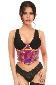 Daisy Corsets Lavish Rainbow Gold Holo Open Cup Underwire Waist Cincher – Daisy Corsets USA Cincher Corset, Elegant Moments, Striped Short Sleeve Shirt, Reading Shirts, Leg Avenue, Waist Cincher, Hip Dress, Corsets, Pet Hair