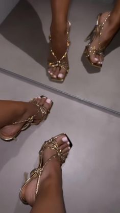 The Plated Prisoner, Plated Prisoner, Golden Shoes, Pretty Heels, Heels Strappy, Gold Strappy Heels, Heels Aesthetic, Fashion Shoes Heels, Cute Shoes Heels