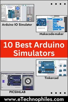 the top 10 best arduino simulators for pc and mac, with text overlay