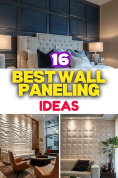 the top ten best wall paneling ideas for your living room, bedroom or office