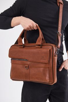 - Our product is 100% genuine leather. - It is produced in master hands with quality materials and delicate handwork. - Dimensions 29 x 39 cm Handmade Laptop Bag, Leather Laptop, Laptop Bags, Laptop Bag, Leather Handmade, Leather Bag, Camel, Genuine Leather, Accessory Gift