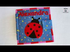 a little book with a ladybug on the cover and name written in it