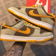 Mint Condition Dusty Olive Nike Dunk! Great Price / Amazing Size Size 10.5m With Replacement Box! Please Serious Offers! I Will Take Any Offer Please Message Me Orange Lace-up Skate Shoes With Cushioned Footbed, Orange Sneakers With Gum Sole For Streetwear, Urban Orange Sneakers For Skateboarding, Orange High-top Sneakers With Gum Sole For Streetwear, Sporty Orange Custom Sneakers For Skateboarding, Sporty Custom Orange Sneakers For Skateboarding, Sporty Orange Sneakers For Skateboarding, Orange Custom Sneakers With Rubber Sole For Streetwear, Orange Skate Shoes With Boost Midsole For Streetwear