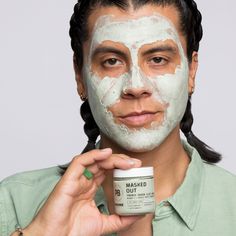 For deep cleaning pores + gently exfoliating skin A clay mask that deep cleans congested pores + gently exfoliates skin leaving it feeling smooth, soft, and refreshed. MASKED OUT French Green Clay Mask is formulated with a unique blend of French green clay, caffeine + niacinamide, and willowbark BHA to absorb excess oils, refine skin tone, and thoroughly clean pores. 3 fl oz | 88 ml Green Clay Mask, French Green Clay, Clean Pores, Green Clay, How To Exfoliate Skin, Clay Masks, Deep Cleaning, Skin Tones, Face Mask