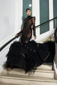 Draped Gown, Elegant Gowns, Drape Gowns, Goth Girl, Senior Prom, 31 Days, Christian Siriano, Fashion Board, Glam Dresses