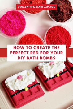 Ready to take your bath bombs to the next level? Learn how to create a vibrant custom red color blend for your handmade bath bombs with this informative blog post from Bath Fizz and Foam! Say goodbye to pink surprises and hello to stunning red bath bombs that will make bath time extra exciting. Click the link to discover the secret behind achieving the perfect red hue for your DIY creations! #bathbombs #diy How To Make Diy