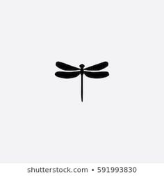 a black and white photo of a dragonfly on a light background with the words, shutterstock com 59993838080