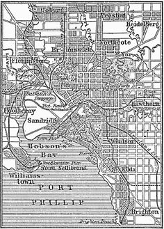 an old map of the city of san francisco