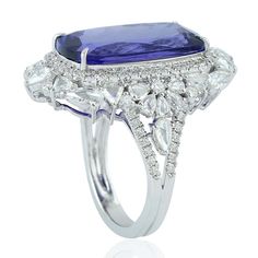 Luxury Tanzanite Emerald Cut Ring, Gia Certified Tanzanite Cushion Cut Ring, Gia Certified Cushion Cut Tanzanite Ring, Platinum Multi-stone Baguette Cut Rings, Luxury 14k White Gold Multi-stone Diamond Ring, Luxury Multi-stone 14k White Gold Diamond Ring, Luxury Tanzanite Diamond Ring Gia Certified, Luxury Gia Certified Tanzanite Diamond Ring, Luxury Tanzanite Diamond Ring With Emerald Cut