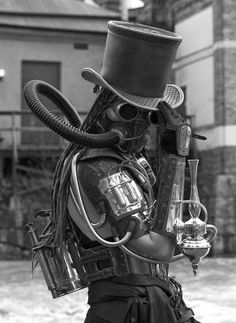 Steampunk Gas Mask, Good Day Sir, Steampunk Tendencies, Art Steampunk, Steampunk Ideas, Diesel Punk, Style Steampunk, Gas Masks