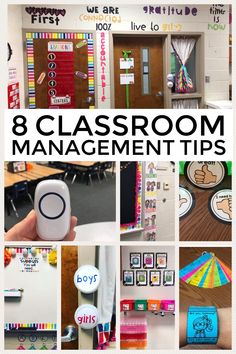 eight classroom management tips for teachers and students to use in their homes or school days