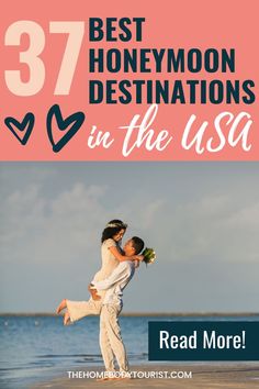 The Best Honeymoon Destinations in the USA Fall Honeymoon, Honeymoon Destinations Usa, Adventurous Honeymoon, Usa Beaches, Best Honeymoon, Clearwater Beach