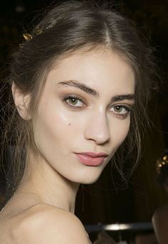 20 Models On Our Runway Radar This Week: Marine Deleeuw #NYFW Work Makeup, Model Face, Brow Makeup, Zuhair Murad, Makati, Pretty Makeup, Pretty Face