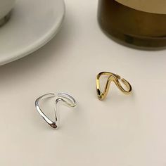 925 Sterling Silver; 18K Gold Plated;Nickel-free & Hypoallergenic.Adjustable. Elegant Nickel Free Midi Rings For Anniversary, Elegant Nickel-free Midi Rings For Anniversary, Trendy Silver Tarnish Resistant Rings, Trendy Silver Tarnish-resistant Rings, Silver Open Ring Midi Rings For Formal Occasions, Elegant Nickel-free Metal Midi Rings, Elegant White Gold Nickel-free Midi Rings, Elegant Adjustable Nickel Free Rings, Silver Plated Promise Ring Jewelry